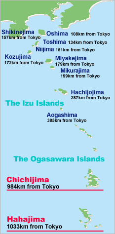 The Ogasawara Islands Map